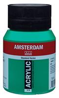 Royal Talens Amsterdam Acrylverf 500 ml - Permanentgroen Donker 619 - thumbnail