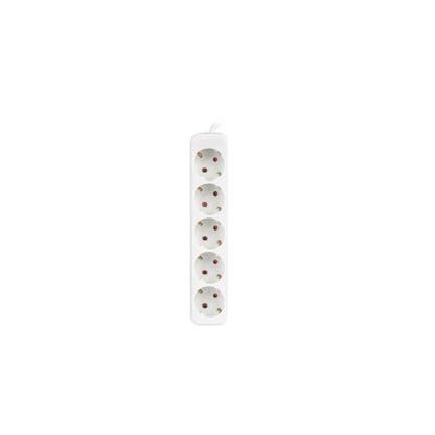 lanberg LB24423034 Merkliniaal model 3M SCHUKO Blanca 5 SOCKETS Strip,eén maat,Meerkleuren