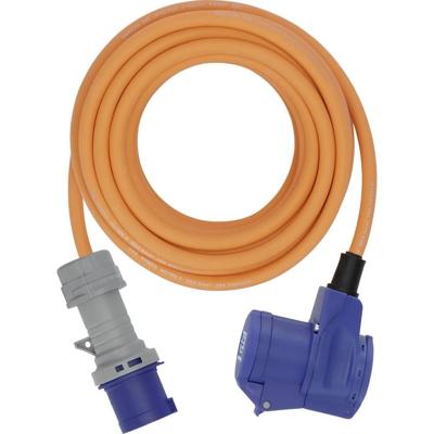 Brennenstuhl 1167650310 Stroom Verlengkabel Blauw, Zwart, Grijs, Oranje 10 m H07RN-F 3G 2,5 mm²