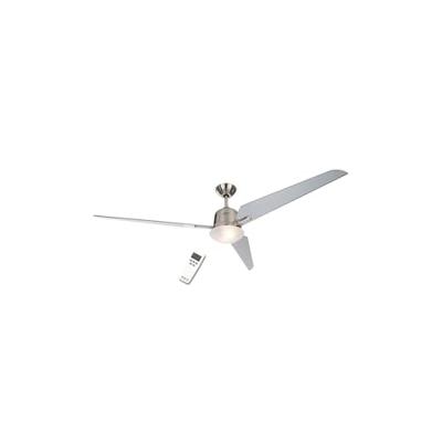 CasaFan Eco Aviatos 162 BN-SL Plafondventilator 31 W (Ø x h) 162 cm x 365 mm Chroom (geborsteld) Verwisselbare bladen, Met lamparmatuur, Met afstandsbediening CasaFan Eco Aviatos 162 BN-SL Plafondventilator 31 W (Ø x h) 162 cm x 365 mm Chroom (geborsteld) Verwisselbare bladen, Met lamparmatuur, Met afstandsbediening