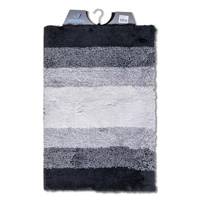 Wicotex badmat regenboog zwart grijs 60x90cm
