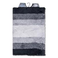 Wicotex badmat regenboog zwart grijs 60x90cm - thumbnail