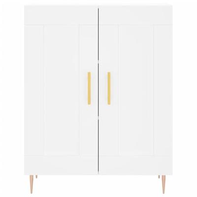 Dressoir 69,5x34x90 cm bewerkt hout wit