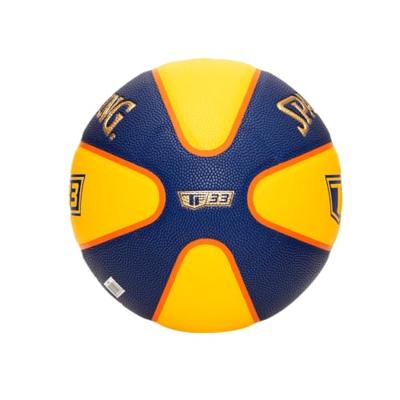 Spalding Basketbal TF-33 indoor outdoor Goud geel blauw 84352Z maat 6