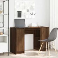 Bureau 120x42x76 cm spaanplaat bruin eikenkleurig - thumbnail
