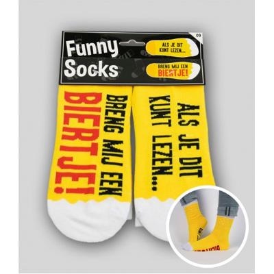 Funny socks breng mij een biertje