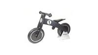 Simply for Kids Balance Bike Black Houten Loopfiets met Anti-Lek Band - thumbnail