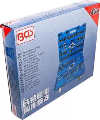 BGS technic thread cutting set m6 - m24 45 pcs.