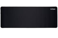 Muismat Nilox Alfombrilla extra-grande negra de Nilox Zwart - thumbnail