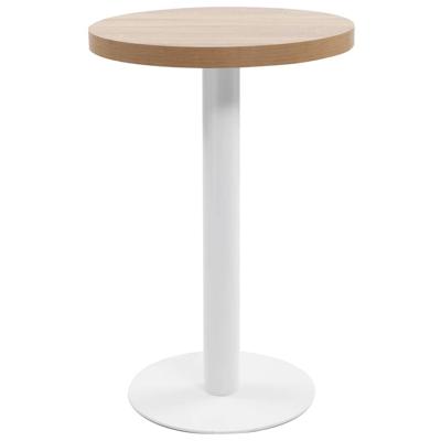 Bistrotafel 50 cm MDF lichtbruin