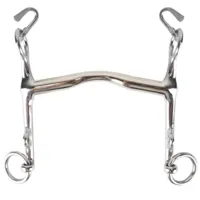 Sprenger Dressuurstang HO 7cm 14mm zilver maat:12,5 - thumbnail