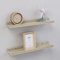 Wandplanken 2 st Sonoma eiken 40x9x3 cm - thumbnail
