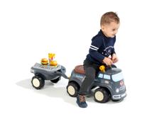 FALK - Food Truck Carrier - stoel die open kan, stuur met claxon, aanhanger en accessoires - thumbnail