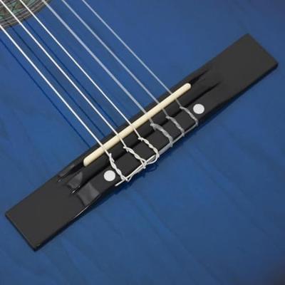 VidaXL Gitaar klassiek beginner 4/4 39" lindenhout blauw VidaXL Gitaar klassiek beginner 4/4 39" lindenhout blauw