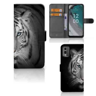 Nokia C32 | Telefoonhoesje | Met pasjeshouder | Tijger