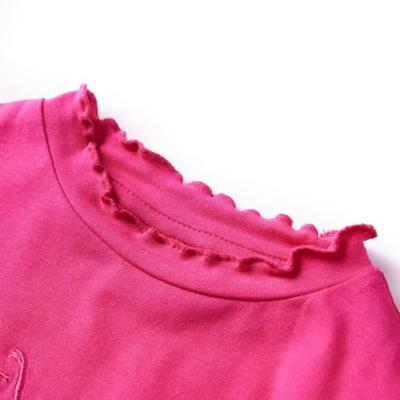 Kindershirt met lange mouwen ballerinaprint 104 lichtroze Kindershirt met lange mouwen ballerinaprint 104 lichtroze