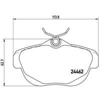 Remblokken set P61087 - thumbnail