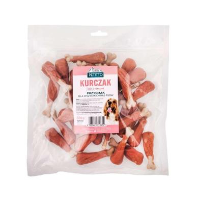 PETITTO Chicken legs - traktatie voor hond - 500g