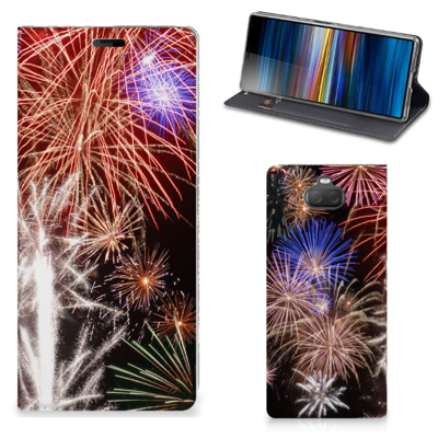 Sony Xperia 10 Plus Hippe | Standcase | Vuurwerk