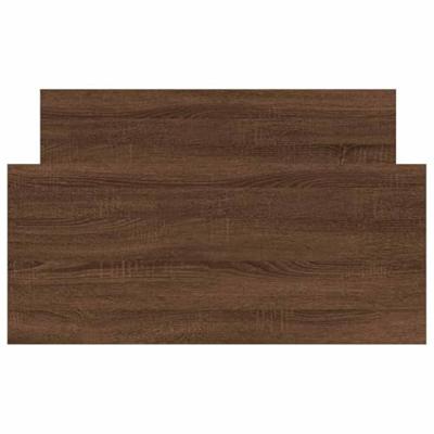 Bedframe zonder matras bewerkt hout bruin eikenkleur 100x200 cm