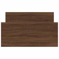 Bedframe zonder matras bewerkt hout bruin eikenkleur 100x200 cm - thumbnail