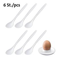 Westmark Eierlepels 14.5 cm 6 Stuks Wit - thumbnail