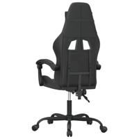 Gamestoel kunstleer zwart - thumbnail