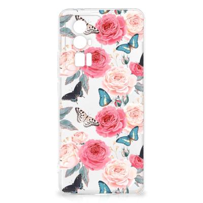 Xiaomi Poco F5 Pro | TPU Case | Butterfly Roses Xiaomi Poco F5 Pro | TPU Case | Butterfly Roses