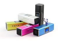 Technaxx MusicMan MA Display Soundstation Mini-luidspreker AUX, FM radio, SD, Draagbaar, USB Zilver - thumbnail