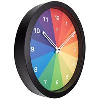 NeXtime NX-7361DI Kleurrijke Wandklok - 36cm - Stille Klok - Multicolor - NXt By - "Joy" - thumbnail