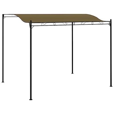 VidaXL Zonneluifel 180 g/m² 3x2,4 m taupe