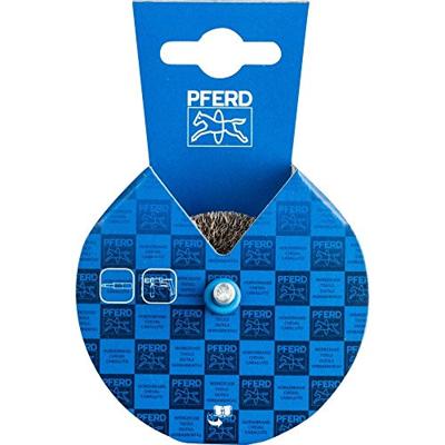 PFERD TOOLS 43701014 POS ronde borstel ongetordeerd RBU Ø 50 x 15 mm schacht-Ø 6 mm Ø roestvrijstalen draad 0,20 10 stuk(s)