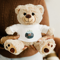 Knuffelbeer met foto - Teddybeer - 20 cm - thumbnail