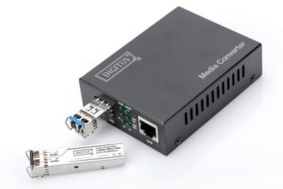 Digitus DN-82130 Netwerk mediaconverter LAN, SFP 1 GBit/s Digitus DN-82130 Netwerk mediaconverter LAN, SFP 1 GBit/s