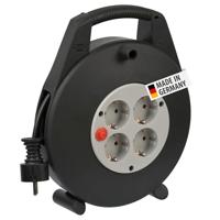 Kabelhaspel brennenstuhl 4vdig 15m zwart/grijs | 2 stuks - thumbnail