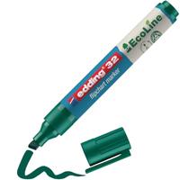 Edding 4-32004 Flipchartmarker 32 EcoLine Beitelpunt 1 - 5 mm Groen 1 stuk(s) - thumbnail