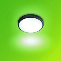 Philips Zwarte plafondlampDoris met led - 929003190801 - thumbnail