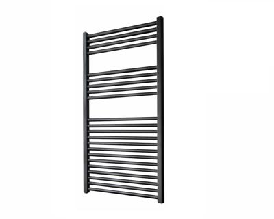 Sanicare Design Radiator - 111.8x60cm - 730W - recht - mat zwart HRA 601118A