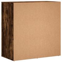 Dressoirs 2 st 79x38x80 cm bewerkt hout gerookt eikenkleurig - thumbnail