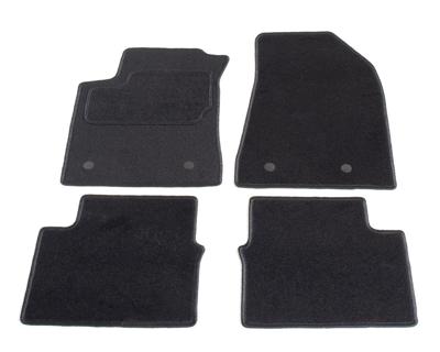 Automatten op maat - zwart stof - Alfa Romeo Giulietta vanaf 2010 Automatten op maat - zwart stof - Alfa Romeo Giulietta vanaf 2010