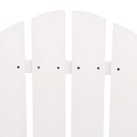 Tuinstoel Adirondack massief vurenhout wit - thumbnail