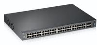 ZyXEL XGS2210-52 Managed L2 Gigabit Ethernet (10/100/1000) 1U Zwart - thumbnail