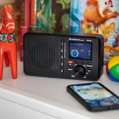 Albrecht DR 86 Radio DAB+, VHF (FM) Oplaadbaar Zwart Albrecht DR 86 Radio DAB+, VHF (FM) Oplaadbaar Zwart