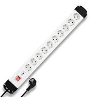 REV 0512523555 Stekkerdoos met schakelaar 10-voudig Wit Randaarde stekker 1 stuk(s) - thumbnail