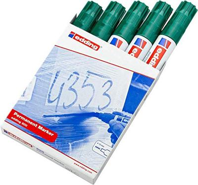 Permanente markeerstift Edding 800 Groen (5 Stuks)