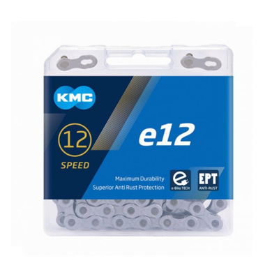 KMC e12 EPT Ketting 12-speed 130-schakels - Zilver KMC e12 EPT Ketting 12-speed 130-schakels - Zilver