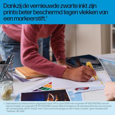 Originele HP 308 zwarte inktcartridge (7FP21UE) voor HP Envy 6110, 6120, 6130, 6520, 6530