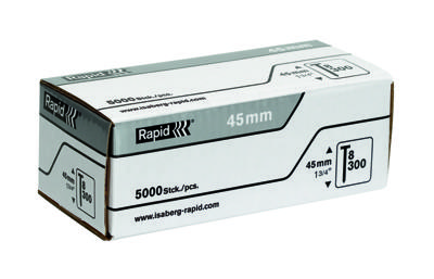 Rapid Nr. 8 brads 45 mm, 5.000 stuks - 40100536 - 40100536 Rapid Nr. 8 brads 45 mm, 5.000 stuks - 40100536 - 40100536