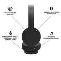 Urbanista Detroit On Ear Bluetooth-hoofdtelefoon [uitstekend geluid met stijl], tot 12 uur afspeeltijd, telefoneren via microfoon, Dark Clown - thumbnail