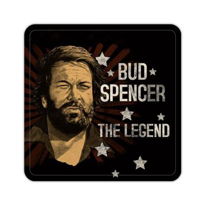 Bud Spencer Tin coasters The Legend 10 x 10 cm
